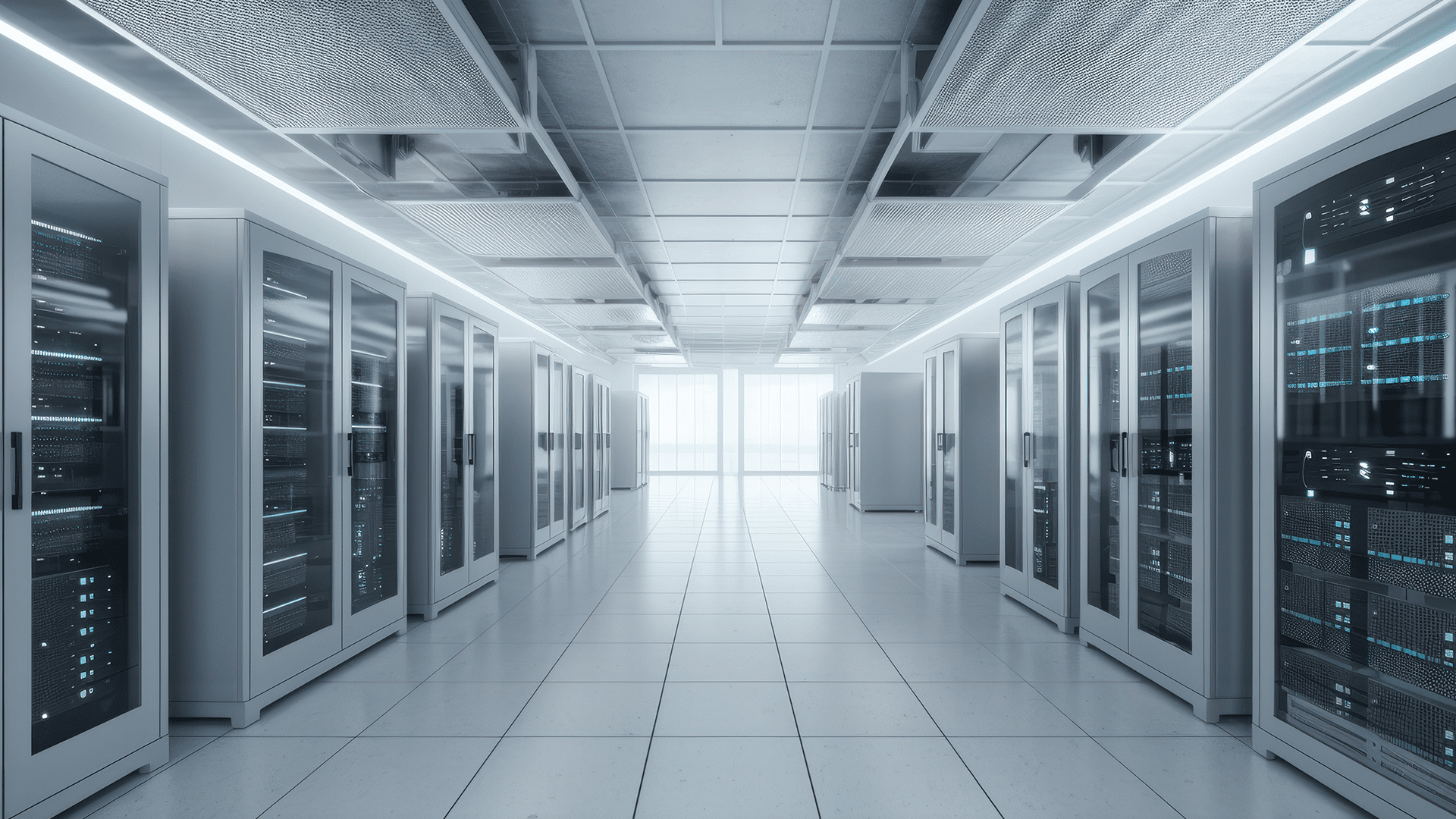 Large data center campus site development with power infrastructure and substation planning