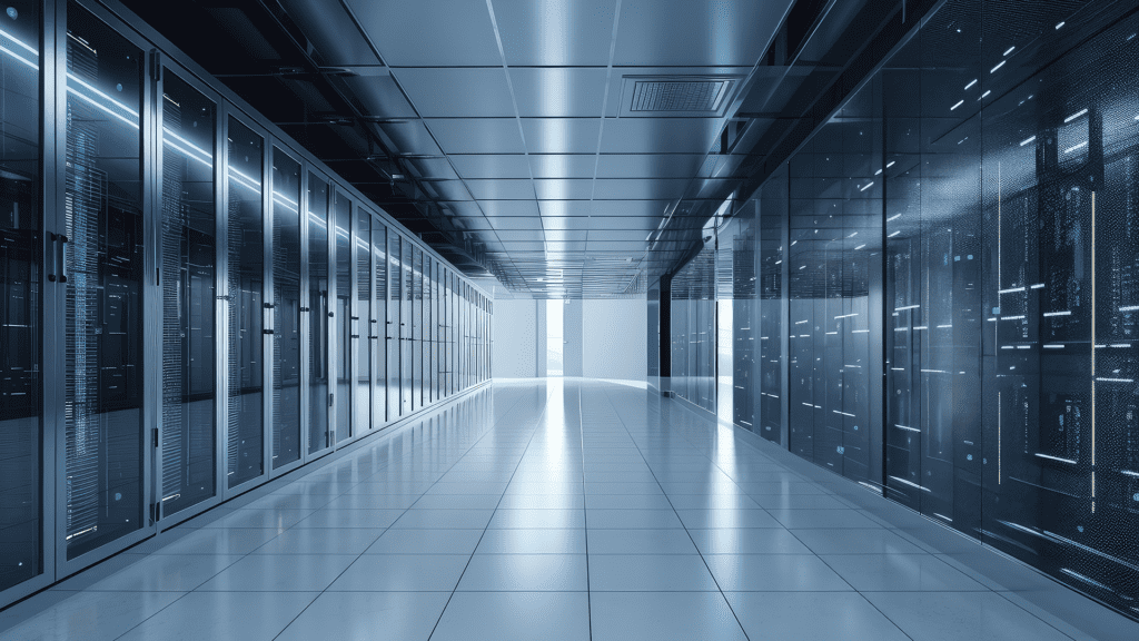 Steel data center designed to support AI infrastructure, high-performance computing, and scalable technology operations