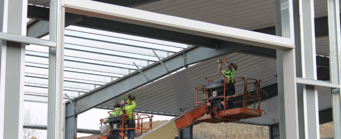 Red Direct steel building compared with a traditionally constructed commercial building