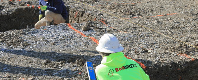 Site development and grading preparation for Red Direct steel building projects