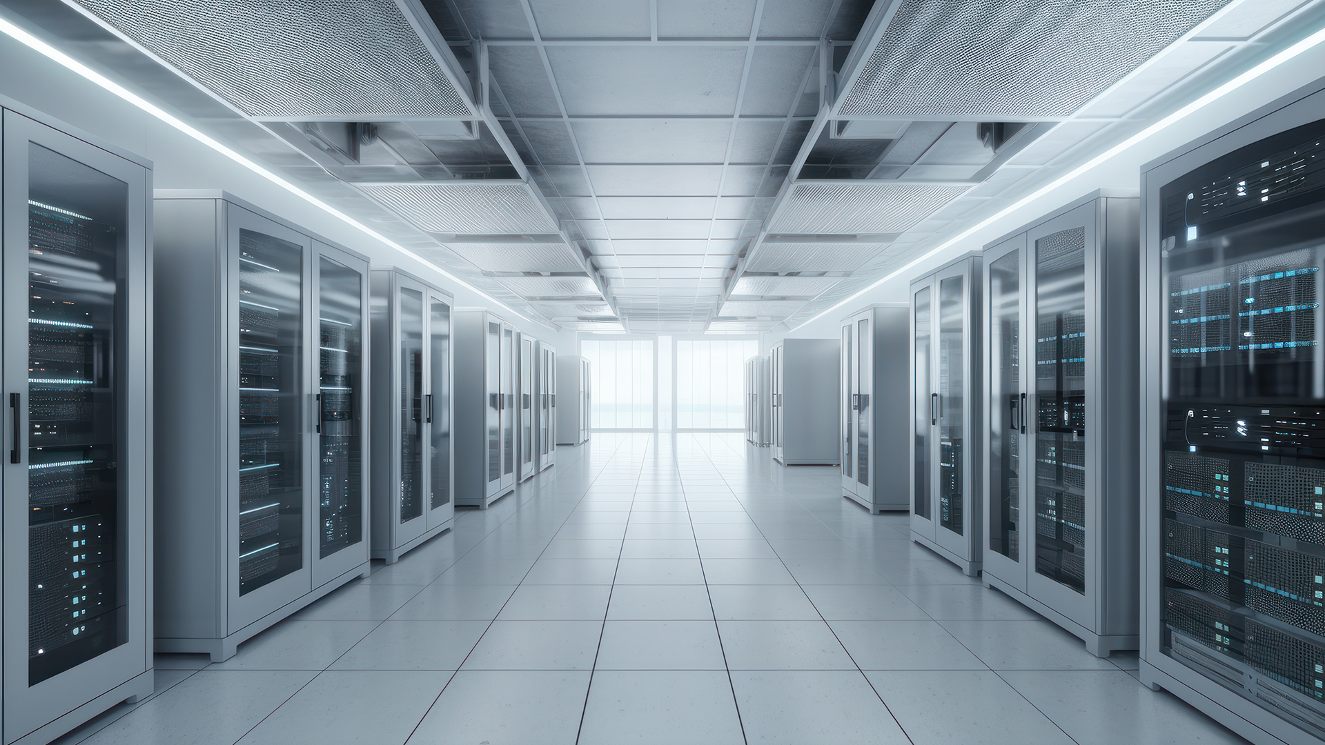 Large data center campus site development with power infrastructure and substation planning