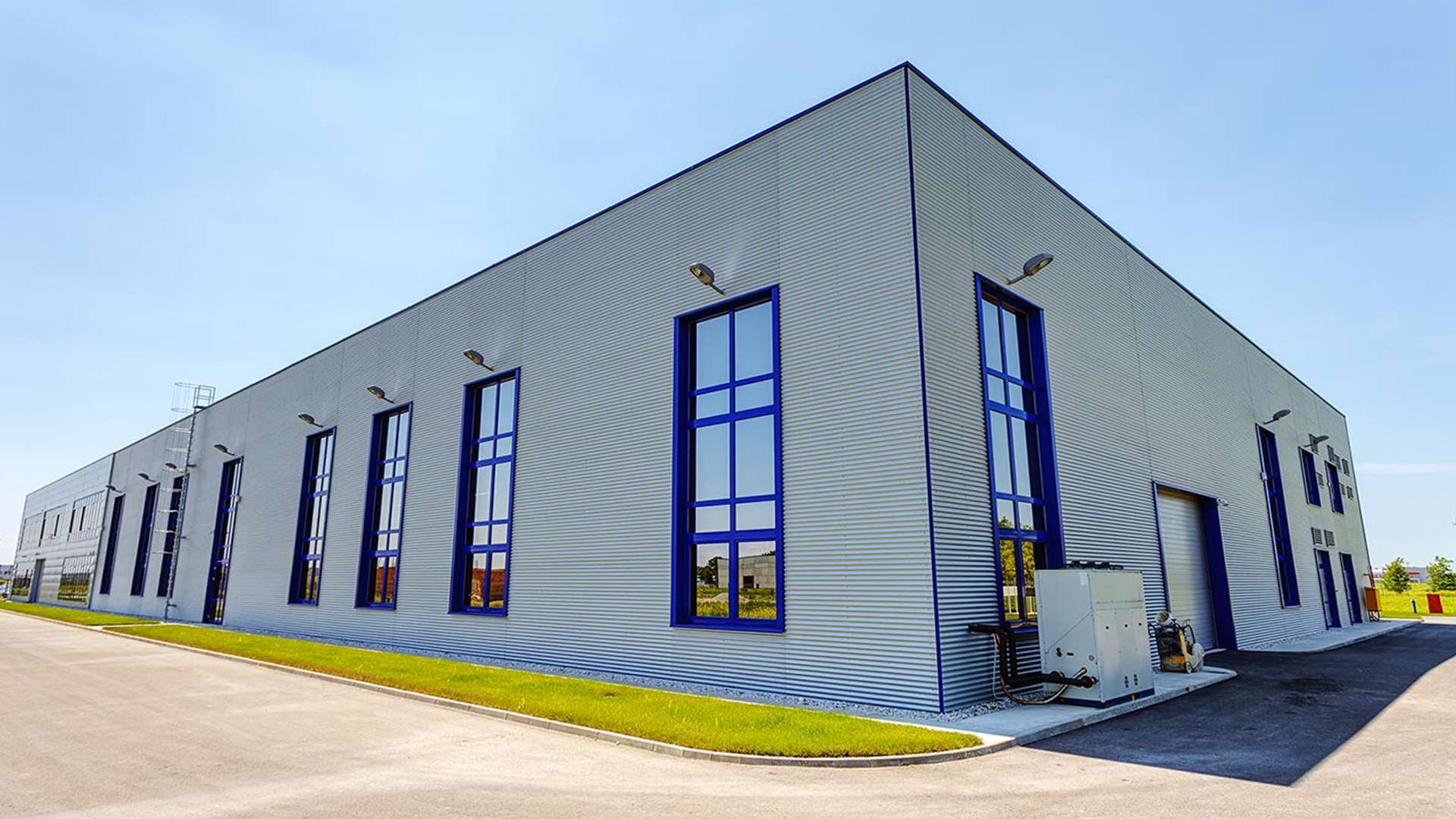 Steel energy infrastructure facility compared to traditional industrial construction materials in a large-scale industrial environment