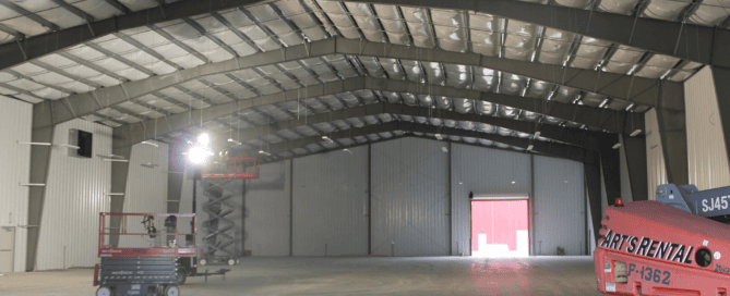 Red Direct steel pharmaceutical manufacturing facility with GMP-compliant cleanroom infrastructure supporting pharmaceutical production and contamination control
